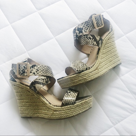steve madden snakeskin espadrilles